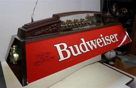 Lemp Reverse on Glass (ROG) signs are signs that incorporate a process of putting advertising on the backside of glass. . Budweiser collectables price guide